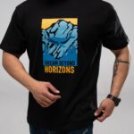تیشرت ماکان وارداتی قواره لوزفیت HORIZONS