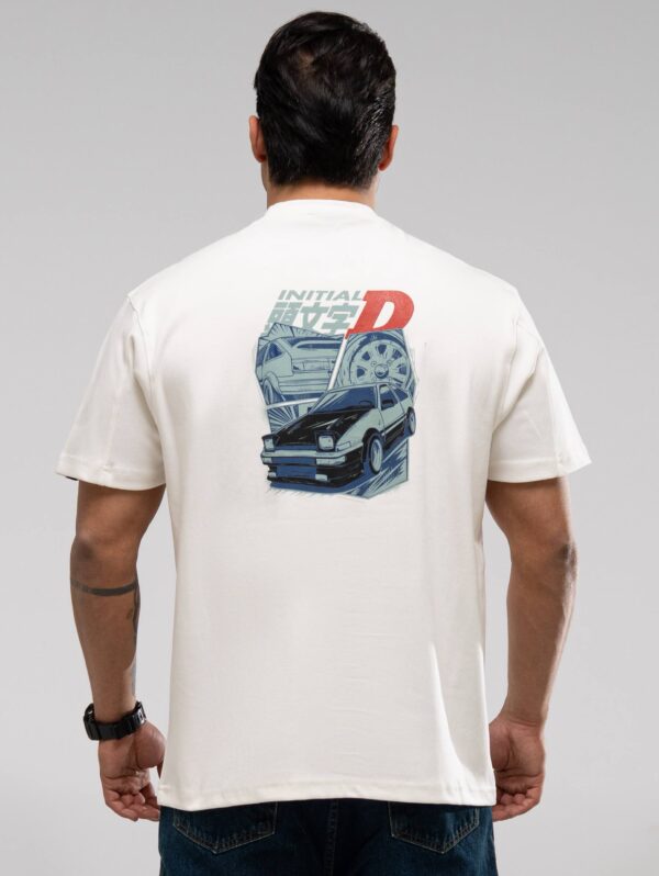 تیشرت ماکان وارداتی قواره لوزفیت INITIAL D - Image 9